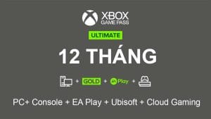 Tài khoản Xbox Game Pass Ultimate + Cloud Gaming + EA Play + Ubisoft + Console - 12 tháng
