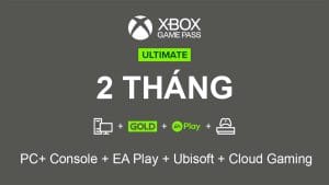 Tài khoản Xbox Game Pass Ultimate + Cloud Gaming + EA Play + Ubisoft + Console - 2 tháng